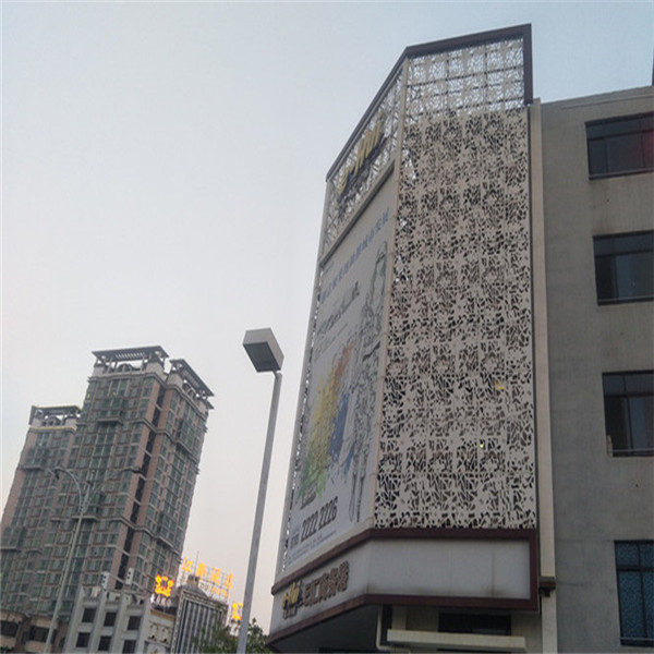 雕花铝单板施工