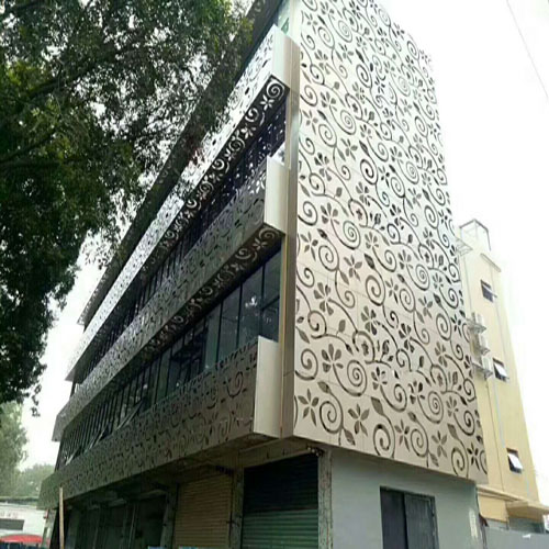 雕花铝单板施工
